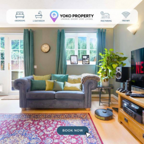 Charming 4 Bedroom House in Prime Location - Close to City Centre - Free Parking, Smart TVs and Landscaped Garden by Yoko Property